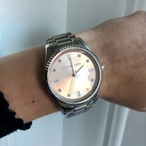 Michael Kors Women’s Silver Accent Watch.